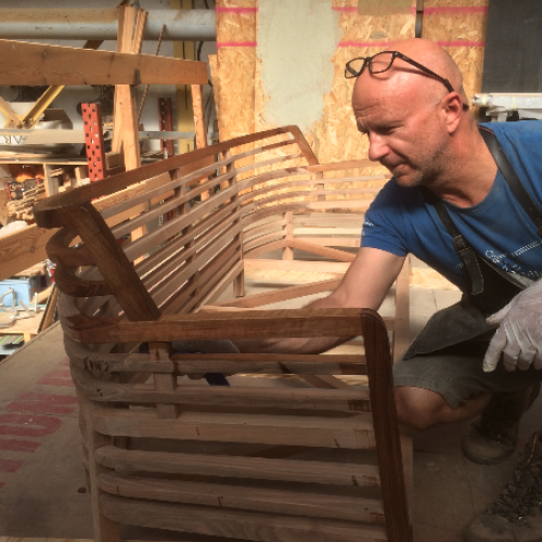 Christophe Claeys, ébéniste pour Figures de bois